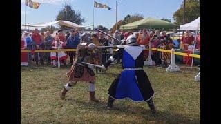 SCA Heavy Combat Fight from Midrealm's Fall Crown 2019