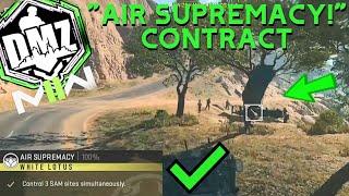 MW2 DMZ HOW TO "CONTROL 3 SAM SITES SIMULTANEOUSLY" (AIR SUPREMACY) SOLO GUIDE!