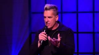 Greg Behrendt explains fatherhood with daughters @ Comedy Gives Back International Show