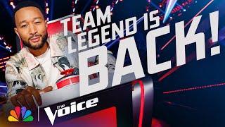 Coach John Celebrates His TENTH Legendary Season | The Voice | NBC