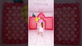 BALLOON CASTLE  Balloon decoration ideas  birthday decoration ideas at home #cartoon  #balloon
