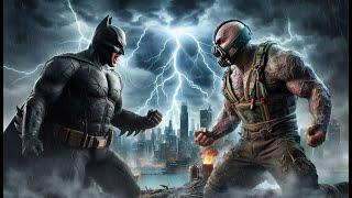 BATMAN VS  BANE . ARKHAM ASYLUM