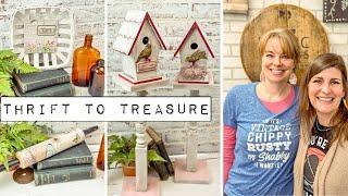 Thrift to Treasure - Thrift Flip Collaboration with Rustic Rehab’s - Birds, Butterflies & Botanicals