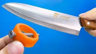 Knife like RAZOR SHARP ! sharpen your knife in 1 minute with this great tool | Holic Unknowns