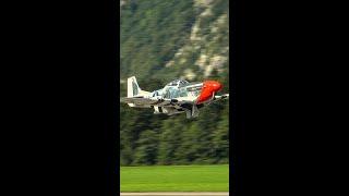 P-51 Mustang take off run | V12 Merlin Engine #shorts
