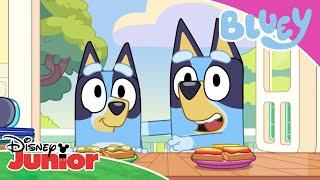  Bluey och mini-Bluey | Disney Junior Sverige