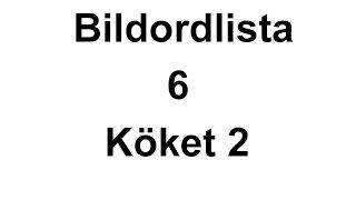 Lär dig svenska - Bildordlista 6 - köket 2 - Svenska för nybörjare - Learn Swedish - 71 undertexter