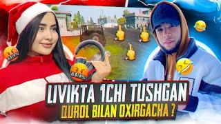 ERANGELDA 1 CHI TUSHGAN ORUJA BN OXIRGACHA OYNADIK CHALENGE PUBG MOBILE