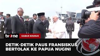 Tangisan Reporter tvOne saat Paus Fransiskus Tiba di Bandara Soetta | Kabar Khusus tvOne