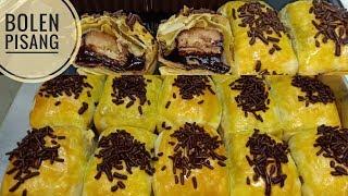 Resep bolen pisang coklat keju kulitnya berlapis lapis