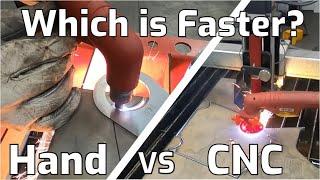 CNC vs. HAND Plasma Cutting comparison - for custom bumper brackets & tabs