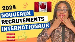 2024 - NOUVEAUX RECRUTEMENTS INTERNATIONAUX