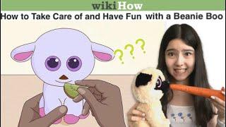 How To Take Care of a Beanie Boo (according to Wikihow)