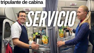 VLOG SERVICIO A BORDO | UN DIA EN LA VIDA DE TRIPULANTE DE CABINA