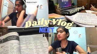 A day in my life as a *Neet*aspirent || dropper student || Neet 2025 || @_emversity_