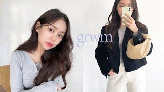 grwm  파데프리 메이크업 & 뉴 가방, 플랫슈즈 OOTD / 반말모드 Q&A까지 (연애?다이어트?저축?) | jianssi