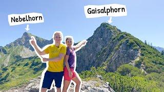 NEBELHORN im ALLGÄU (Oberstdorf): Mittelschwere Tour über das Gaisalphorn