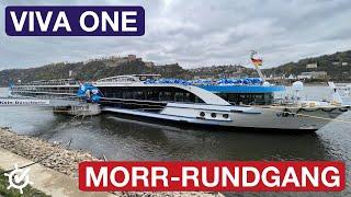 Viva One: Morr-Rundgang auf dem Flusskreuzfahrtschiff von Viva Cruises (inklusive Kabinen)