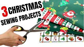 3 Christmas Sewing Projects 2021 | Christmas decoration