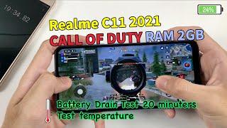 Realme C11 2021 Call Of Duty Gaming Test | Unisoc SC9863A, 2GB