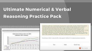 JobTestPrep's Ultimate Numerical & Verbal Reasoning Practice