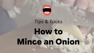 How to Mince an Onion like a Pro | Chef Daniel Holzman | Project Foodie