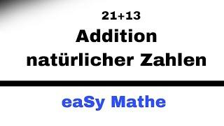 Mathematik Nachhilfe - Addition natürlicher Zahlen (5.Klasse) | Nachhilfe Mathe-eaSy!