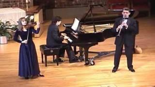 Aram Khachaturian Trio for clarinet, violin and piano - 3d movement: Moderato, Prestissimo