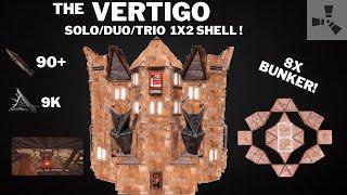 THE VERTIGO•SOLO/DUO/TRIO 1X2 SHELL BASE•8X BUNKER•OFFLINE TANK•WIDEGAPS•CHEAP•RUSTBASE 2025