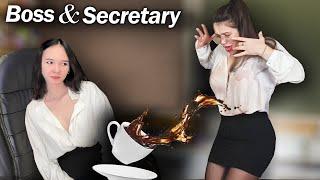 The inept Secretary really made the boss ANGRY!