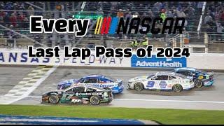 Every NASCAR Last-Lap PASS of 2024