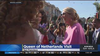 Royal Visit --  Queen Máxima of the Netherlands visits San Francisco