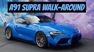 2021 A91 Toyota Supra Walk-Around Refraction Blue