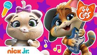 44 Cats!  Happiness Concert  w/ Lampo, Pilou, Milady & Meatball | Sing-Along | Nick Jr.