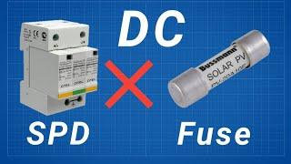 Solar DC Fuse vs DC SPD