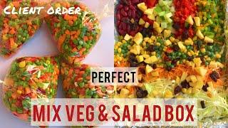 BEST VEGETABLE SALADS | HOMEMADE MIXED VEGGIES | CLIENTS ORDER