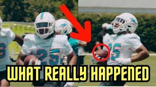 Jaylen Wright CRUSHING Drills At Miami Dolphins Rookie Camp - NASTY 4.38 SPEED