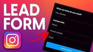 How to Add a Lead Form on Instagram (2024)