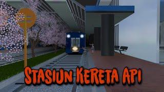 STASIUN KERETA API || HORROR MOVIE SAKURA SCHOOL SIMULATOR