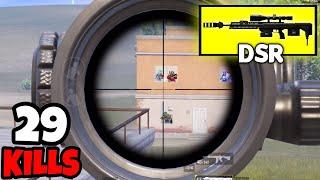 The New Sniper *DSR* is Overpowered in BGMI • (29 KILLS) • BGMI Gameplay