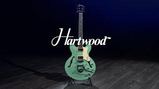 Hartwood Revival TM Semi Acoustic Guitar, Jade Green | Gear4music