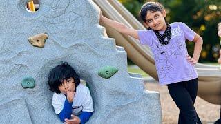 HIDE & SEEK  | Marwah & Abdul Rahman in the Playground 