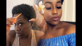 HOW TO DEFINE YOUR CURLS || 4C TWA || MY NATURAL HAIR JOURNEY || LisaRaye