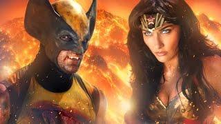 WONDER WOMAN vs WOLVERINE - ALTERNATE ENDING  - Super Power Beat Down