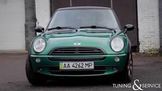 Перекраска автомобиля MINI в зеленый цвет, полная покраска авто в Киеве!