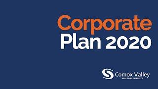 Comox Valley Regional District Corporate Plan 2020