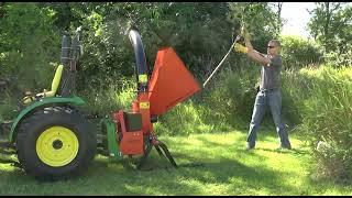 Crary Bear Cat® CH5540 5-Inch Chipper in Action