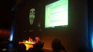 Anonymous guest speaking at Transmediale festival in Berlin!