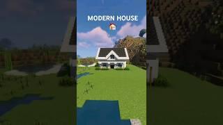 modern house  - minecraft #minecraft #shorts #minecraftshorts #minecraftbuilding