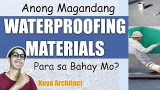 TYPES OF WATERPROOFING MATERIALS sa ating mga Bahay ngayong Tag-ulan /  Roof leaking / Roof Decking